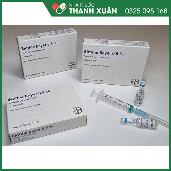 Biotine Bayer 0.5 bổ sung Biotin